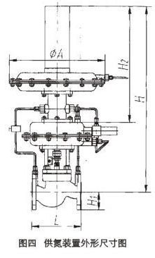 ZZYVP微壓調節閥（fá）外形尺寸圖